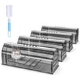 thumbnail image 1 of 4 Pcs Humane Mouse Traps No Kill, Live Trap, Reusable Mice Trap Catch for House & Outdoors, 1 of 5