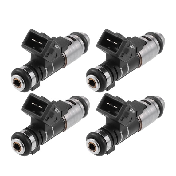 4 Pcs IPM002 1984C9 Fuel Injector for Citroen Berlingo 1.1L 1996-2008 Metal Plastic Black