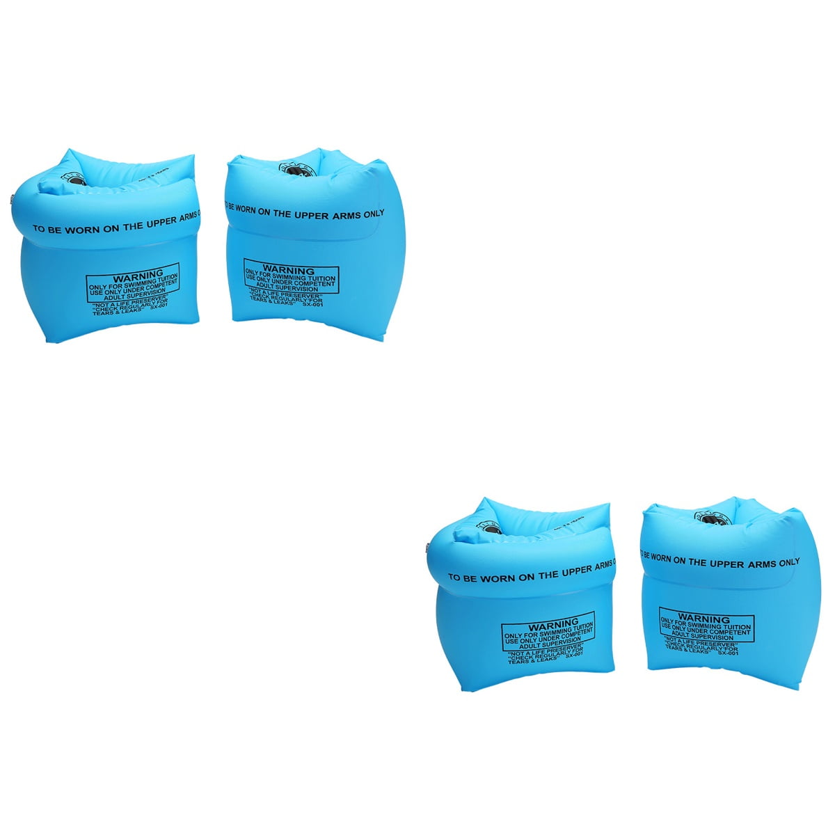 Onaparter 4 Pcs Inflatable Arm Floaties Arm Bands Floatation Sleeves