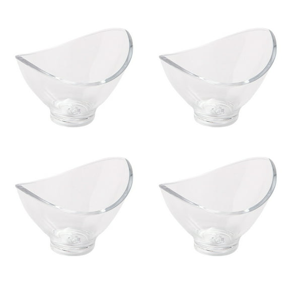 REOFLYUP Trifle Bowls Simple and Generous 4Pcs 5.11X3.93X3.34in