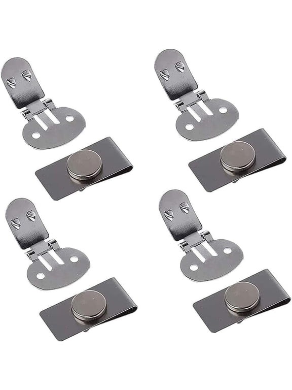 4 Pcs Invisible Magnetic Tie Stay,Anti-Wrinkle Stainless Tie Stay Clips,Magnetic Tie Clips for Men,Shirt Tie Clips Stays Pin,for Men Gifts and Anniversary Business