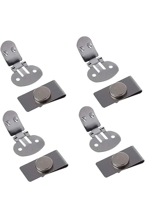 4 Pcs Invisible Magnetic Tie Stay,Anti-Wrinkle Stainless Tie Stay Clips,Magnetic Tie Clips for Men,Shirt Tie Clips Stays Pin,for Men Gifts and Anniversary Business