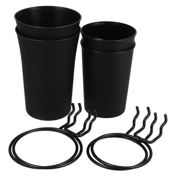 4 Pcs Jam Door Clamp Plug Perforated Board Storage Hanging Box