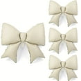 thumbnail image 1 of 4 Pcs Jumbo White Bowknot Balloons 39 inch Giant Bow Balloon Coquette Decorations Large Elegant Home Backdrop for Bridal Shower Engagement Wedding Birthday Party Supplies By Scheam, 1 of 8