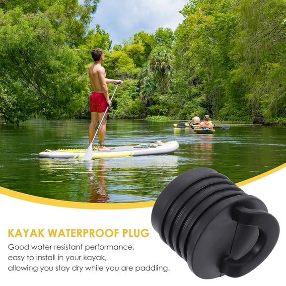 4 Pcs Kayak Drain Plugs Boat Hole Stopper Marine Accessories Scupper Plugs Threaded Bung for Kayak and Boat
