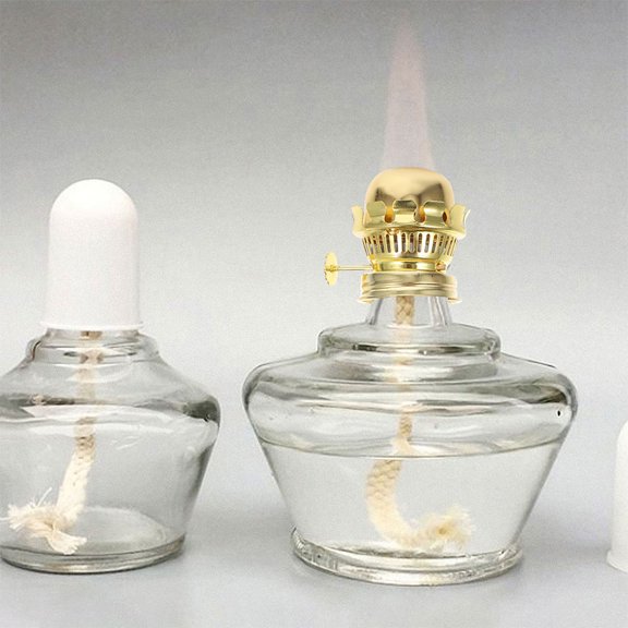 Homoyoyo 4-Pack Retro Oil Lamp Wick Holders Replacement for Kerosene Lamps Practical Accessory Set