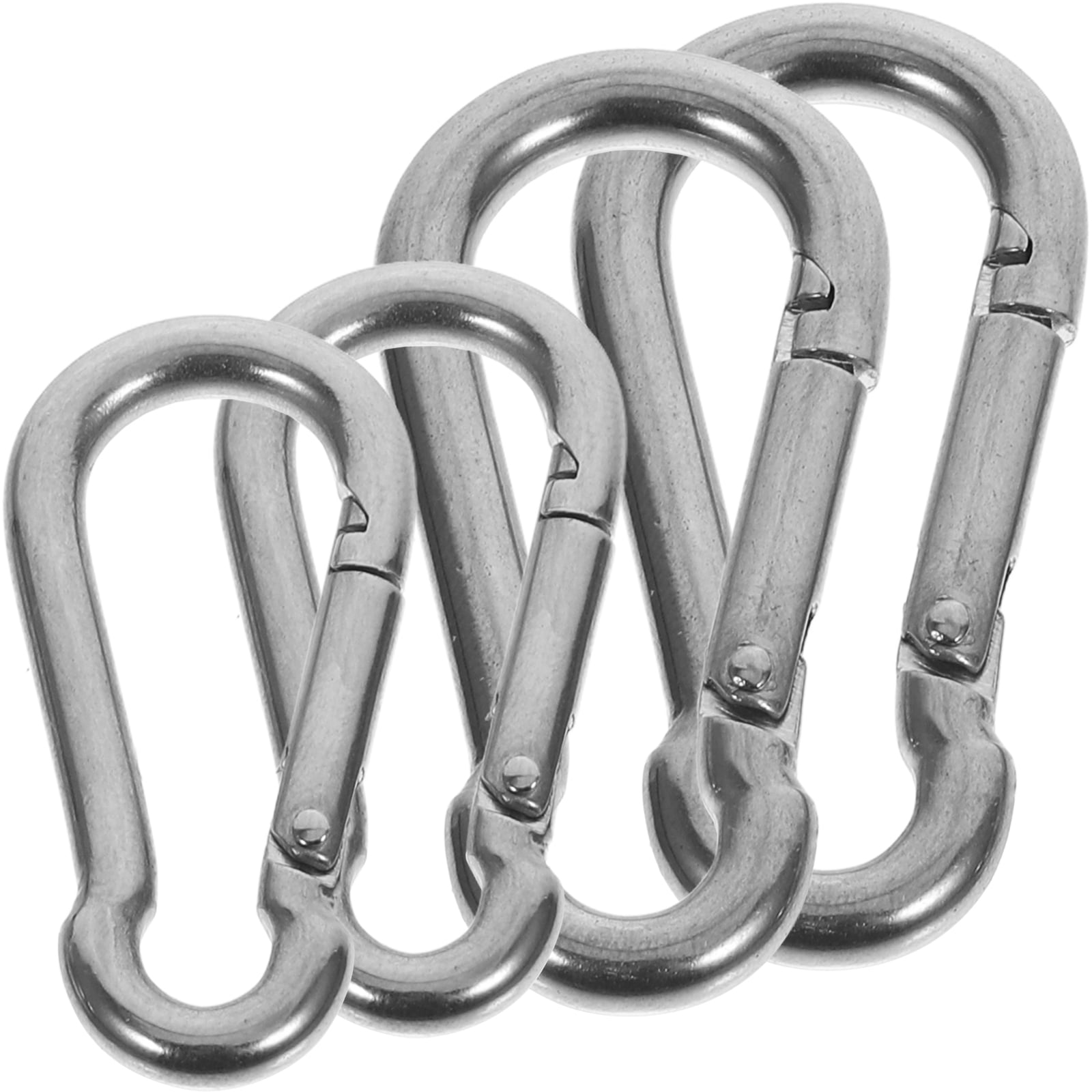 4 Pcs Keychain Key Fob Carabiners Clips Travel Accesories Caribeana