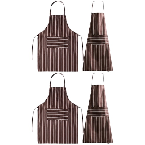 CIMAXIC Cimaxic Coffee Cooking Apron with Pockets, Reusable and Practical for Kitchen 4Pcs