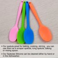 thumbnail image 1 of 4 Pcs Kitchen Cooking Silicone Spatula Heat Resistant Turner Scraper Baking Utensils Orange Blue Pink Green, 1 of 7