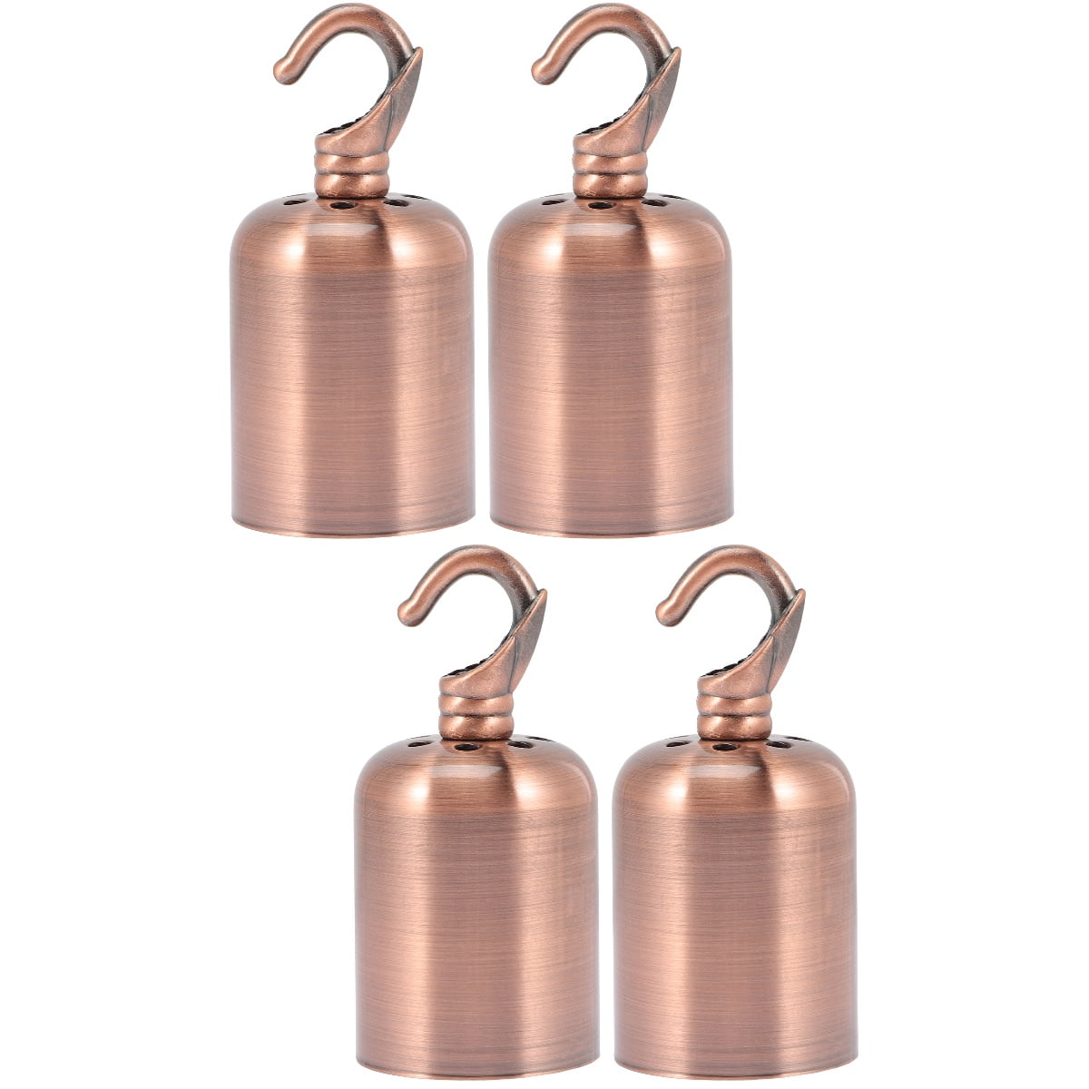 4 Pcs Lamp Light Outlet Fully Sealed Rainproof Light Screw- in Socket with Lead Wire Light Bulb Socket