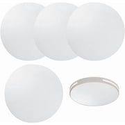 4 Pcs Lampshade Diffuser 2mm Thick Frosted White Diffuser Sheet Acrylic Flat Circular Disk