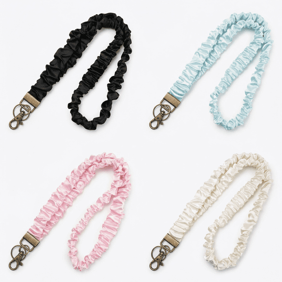 4-Pack Lanyards, Cute Design, for ID Cards and Keys.