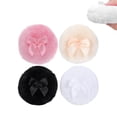 thumbnail image 1 of 4 Pcs Large Fluffy Powder Puff, 3.5 Inch Ultra Soft Washable Reusable Velour Face Body Powder Puff Loose Powder Puffs Wet Dry Makeup Tool (Pink&White), 1 of 8