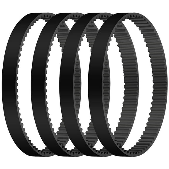 4 Pcs Large Pump Belt Replenishment Parts for Bissell ProHeat 2X Revolution Pet Pro Carpet Cleaner, Fits Models 1986, 1964, 2007, 2007P, 2283 Series, Replace Parts # 1611129
