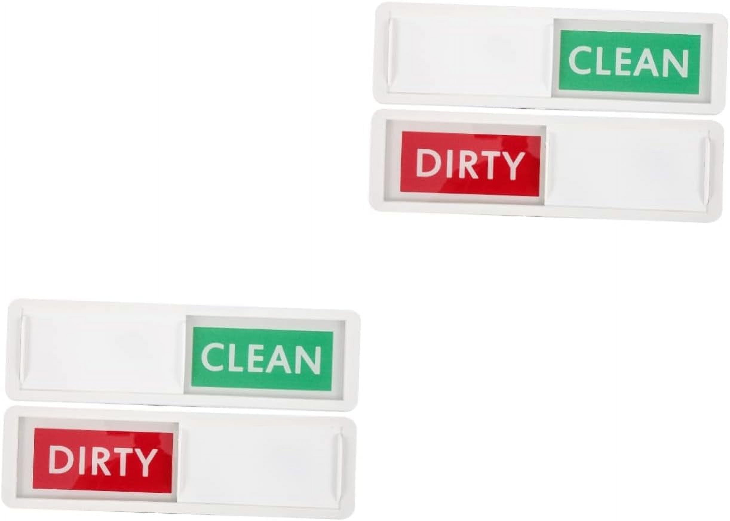 4 Pcs Laundry Room Sign Housekeeping Door Sign for Dishwasher