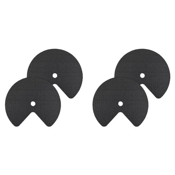 4 Pcs Lazy Shelf Liner Circle Kitchen Liners Non Adhesive Kitchen Cabinet Liners Non Slip Non Skid Fridge Mats