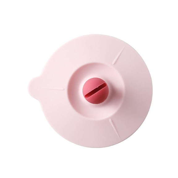 ULTNICE 4Pcs Leakproof Silicone Cup Lids Sealed Mug Covers for Home Office Use Assorted Colors