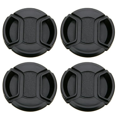 4 Pcs Lens Cover Replacement 55mm Dustproof Splashproof Camera Lens Casing