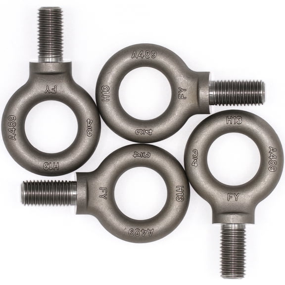 4 Pcs Lifting Shoulder Eye Bolts 3/4"-10 X 1-1/2"