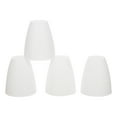 thumbnail image 1 of 4 Pcs Light Bulb Covers for Ceiling Lights Plastic Lampshade Creative Chandelier Wall White, 1 of 6