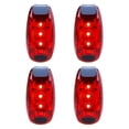 thumbnail image 1 of 4 Pcs Light Waterproof Red Flashing Bicycle Rear Light, Suitable for Running, Walking, Cycling, Helmet, Etc, 1 of 8