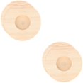 thumbnail image 1 of MERRYHAPY 4-Pack Wooden Round Lamp Bases in Coffee Color, Solid Wood Display Stands for Table Lamps and Lighting Fixtures, 1 of 6