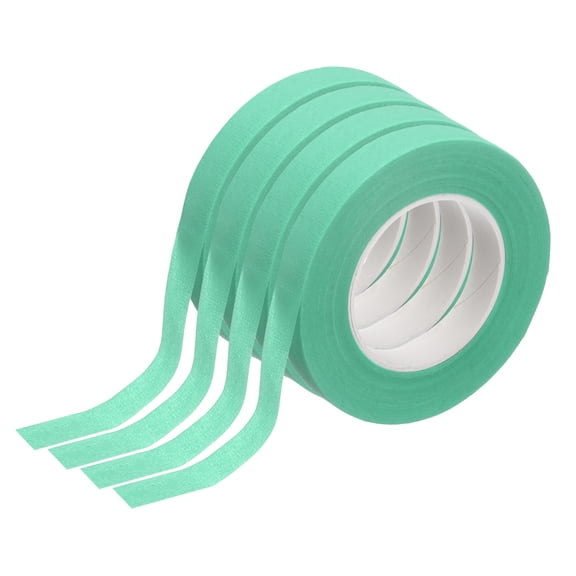 4 Pcs Lime Green Floral Tape 1/2" x 29.5 Yards Florist Wrap Adhesive Tape for Artificial Flowers Bouquet Stem Wrapping Floral Crafts Wedding Bouquet