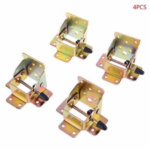 4 Pcs Locking Folding Self-locking Hinge for Worktables Beds Tables Folding Leg