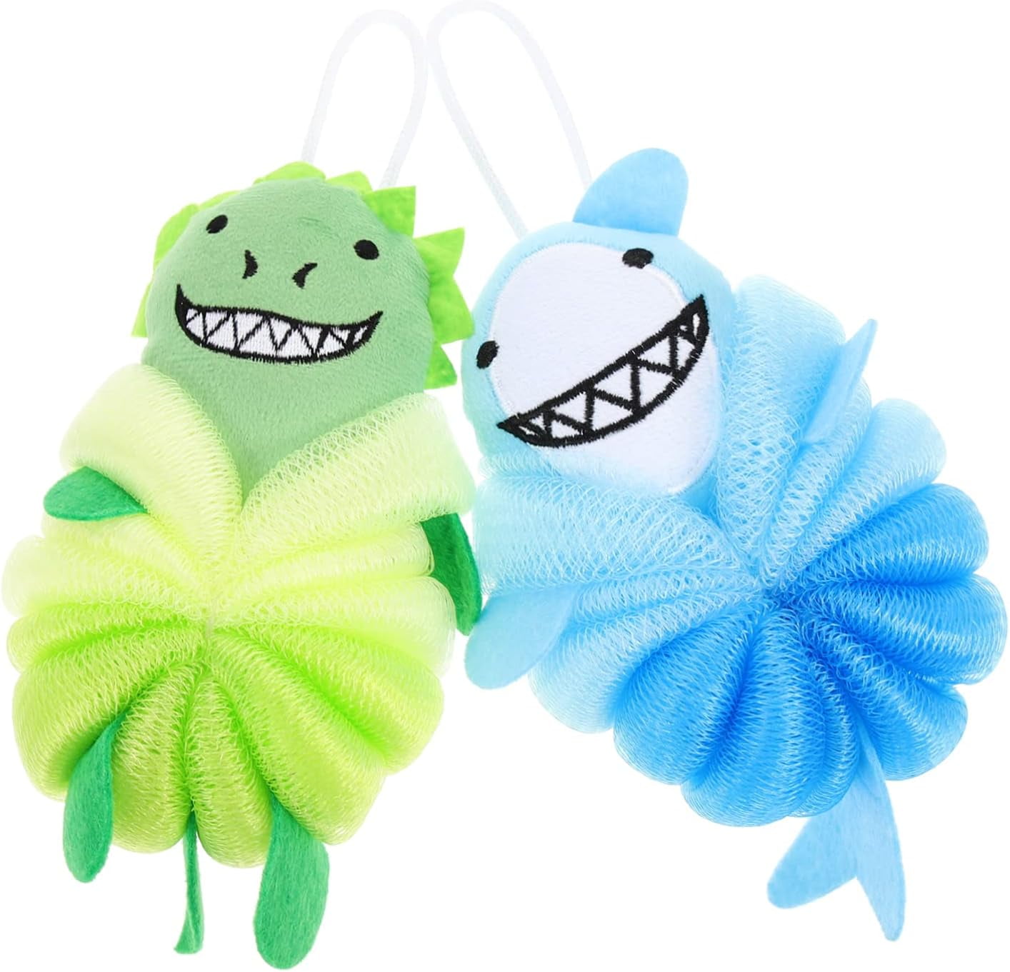 4 Pcs Loofah Beauty Sponge Animals for Cleaning Sponges Loufa Puff