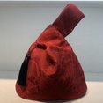 thumbnail image 1 of 4 Pcs/Lot Retro Chinese Gift Bag New Tassel Gold Silk Jacquard Wrist Bag Holiday Supplies Exquisite Packaging Bag (Red,26x27cm,4pcs), 1 of 7