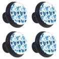 thumbnail image 1 of 4 Pcs Love Hearts Knobs for Kitchen Cabinet Cupboard Dresser Bookcase Drawer Pulls Handles Round Home Decor, 1 of 7
