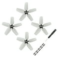 thumbnail image 1 of 4 Pcs Low Noise Propellers 2.8 Inch Gray Drone Blades Propeller Replacement, 1 of 4