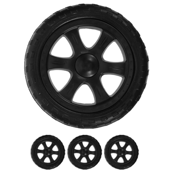 4pcs Replacement Wheels for Shopping Cart Grocery Cart Rolling Wheels Utility Trolley Wheels