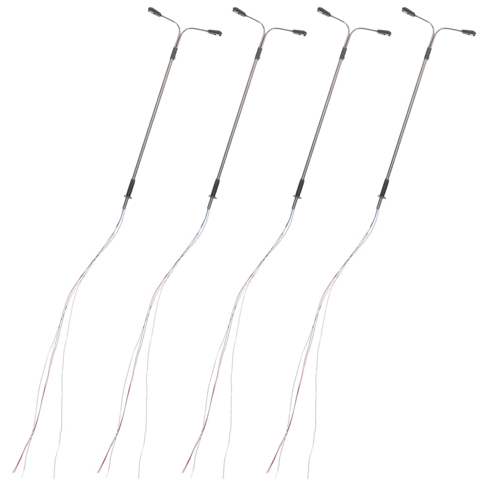 4 Pcs Luminous Street Lamp Model Outdoor Pathway Best Drill Bits for ...
