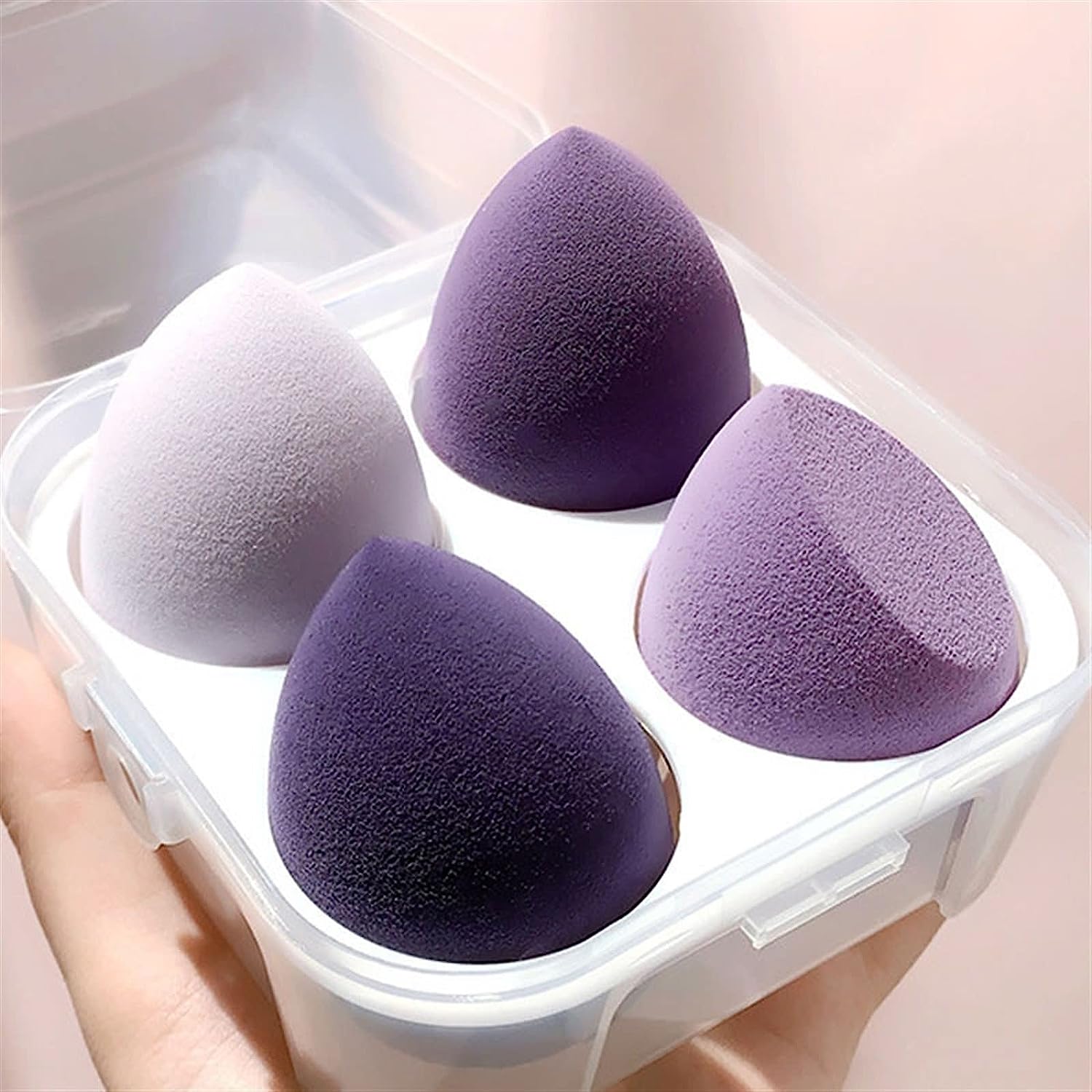 4 Pcs Makeup Sponges Blender Set Professional Beauty Sponges Makeup