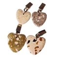 thumbnail image 1 of 4 Pcs Marble Heart Tablecloth Pendants with Clip for Picnic Wedding Tables Decor, 1 of 7
