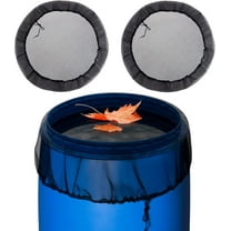 4 Pcs Mesh Cover for Rain Barrels - Rain Barrel Net Cover with Drawstring Rain Barrel Netting Screen for Preventing Fallen Leaves Debris and Small Objects in The Garden or Under The Eaves - 39in