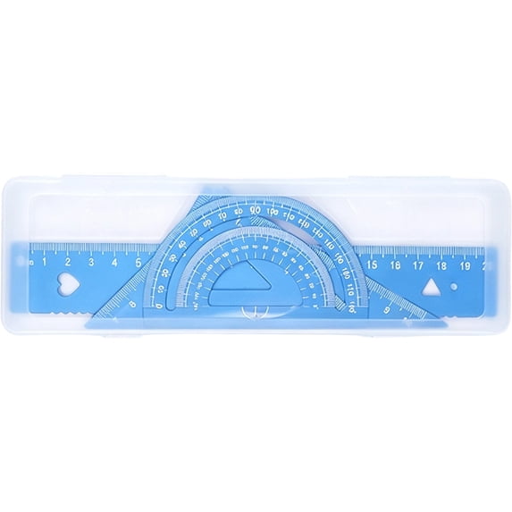 4 Pcs Metal Geometry Measuring Set, Aluminum alloy Drafting Rulers, Math Drafting Instruments, Portable Math Drafting Rulers, Right Angle Triangular Measuring Tools, Precision Measuring Tool Pack