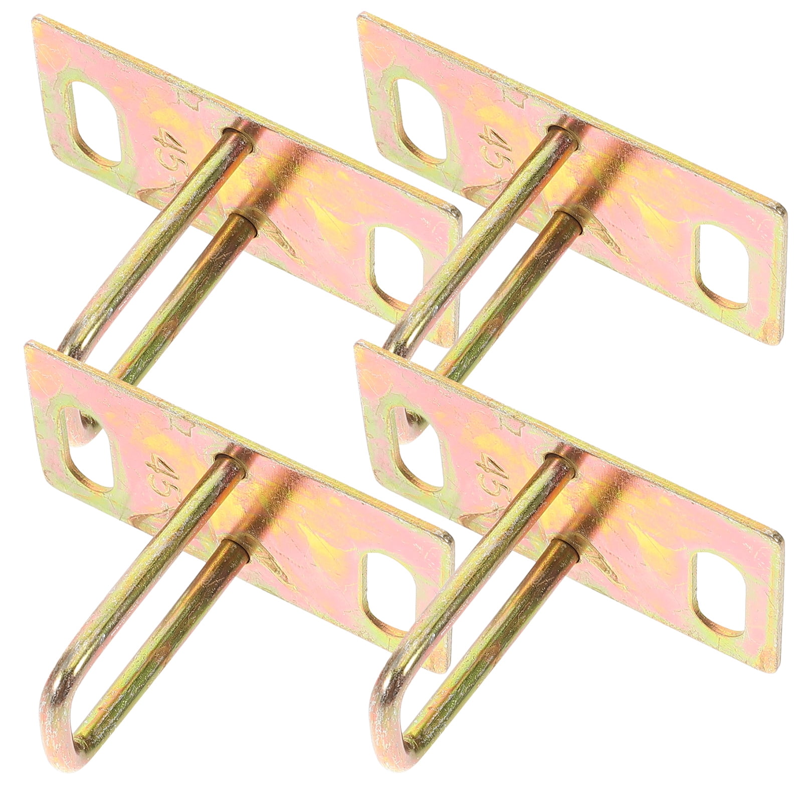 4 Pcs Metal Replacement Motorcycle Plate Parts Electronic Electric Motorcycles Golden