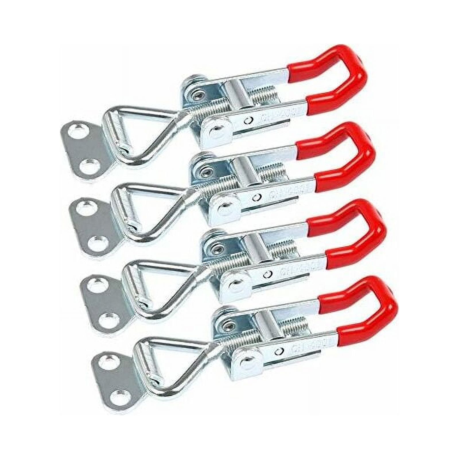 4 Pcs Metal Toggle Latch 4001 Holding Capacity 100 kg / 330 lbs, Adjustable Carpenter's Clamps
