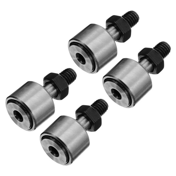 4 Pcs Metric Bolt Kit Cam Follower Needle Bearing Roller Steel