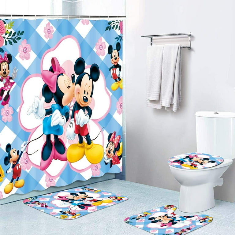 Mickey And Minnie Bathroom Cartoon Mickey Mouse And Minnie Mouse