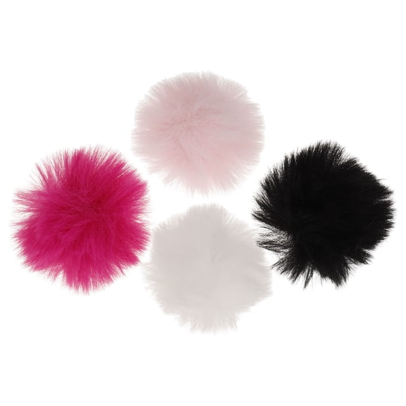 4 Pcs Microphone Case Cordless Microphone Microphone Fur Windscreen Lapel Mic Foam Cover Blowout Proof Mic Cover