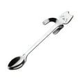 4 Pcs Mini Cat Kitty Tea Soup Dessert Seasoning Spoon Dinning Table