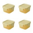 thumbnail image 1 of 4 Pcs Mini Food Storage Containers, Small Tupperware Containers with Lids, Condiment Sauce Containers, Mini Freezer Storage Containers Airtight Containers, Dishwasher Freezer and Microwave Safe, 1 of 6