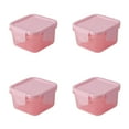 thumbnail image 1 of 4 Pcs Mini Food Storage Containers, Small Tupperware Containers with Lids, Condiment Sauce Containers, Mini Freezer Storage Containers Airtight Containers, Dishwasher Freezer and Microwave Safe, 1 of 6