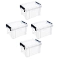 thumbnail image 1 of 4 Pcs Mini Storage Box Toy Parts Case Holder Bins with Lid Containers Lids Collection, 1 of 6