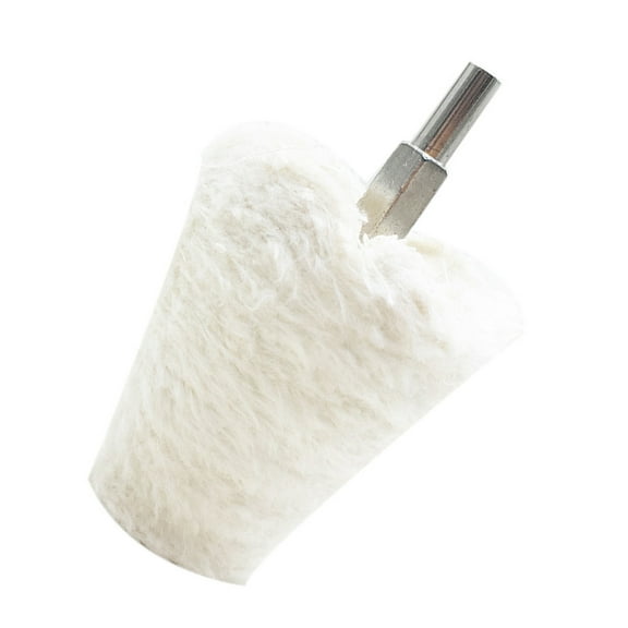 4 Pcs Mirror Polishing Polishing Wheel with Handle Cloth Polishing Wheel Wool Buffing Pad Buffing Wheel