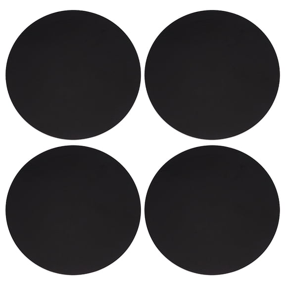 4 Pcs Model Display Bases 3.9x3.9inch Black Round Huge Figure Base Circular Acrylic Large Figure Stand Flat Round Model Display BaseDIY