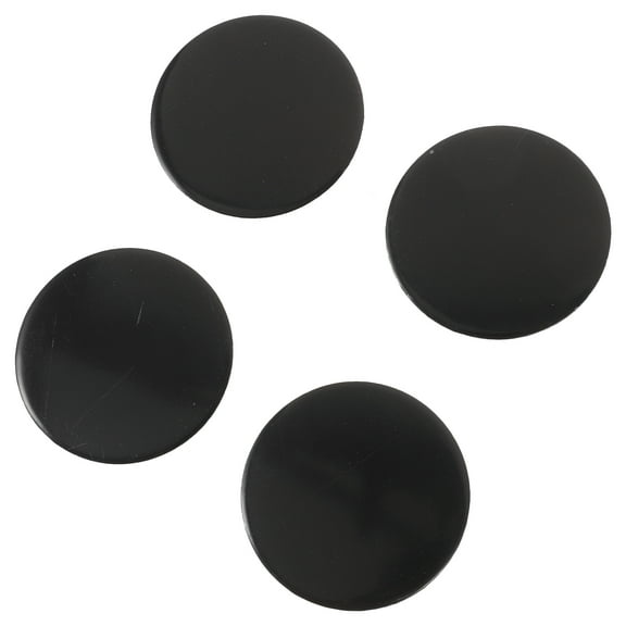 Masteelf Durable Aluminum Car Wheel Hub Caps 45mm Black Auto Rim Tire Center Covers for Car Use